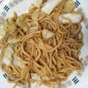 わが家の定番 野菜たっぷりソース焼きそば